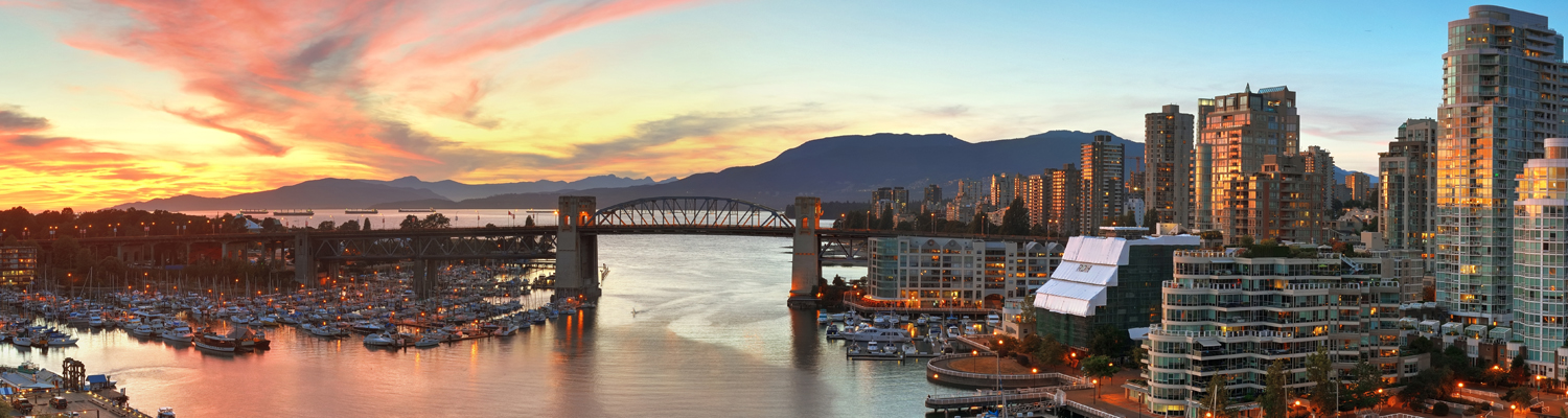 Vancouver skyline banner